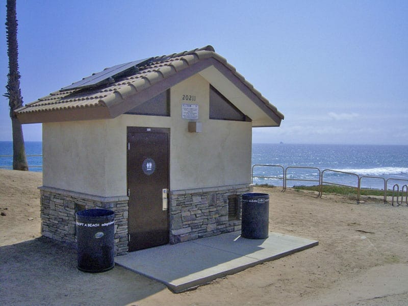 Popular Beach Area Restroom with Sustainable Design