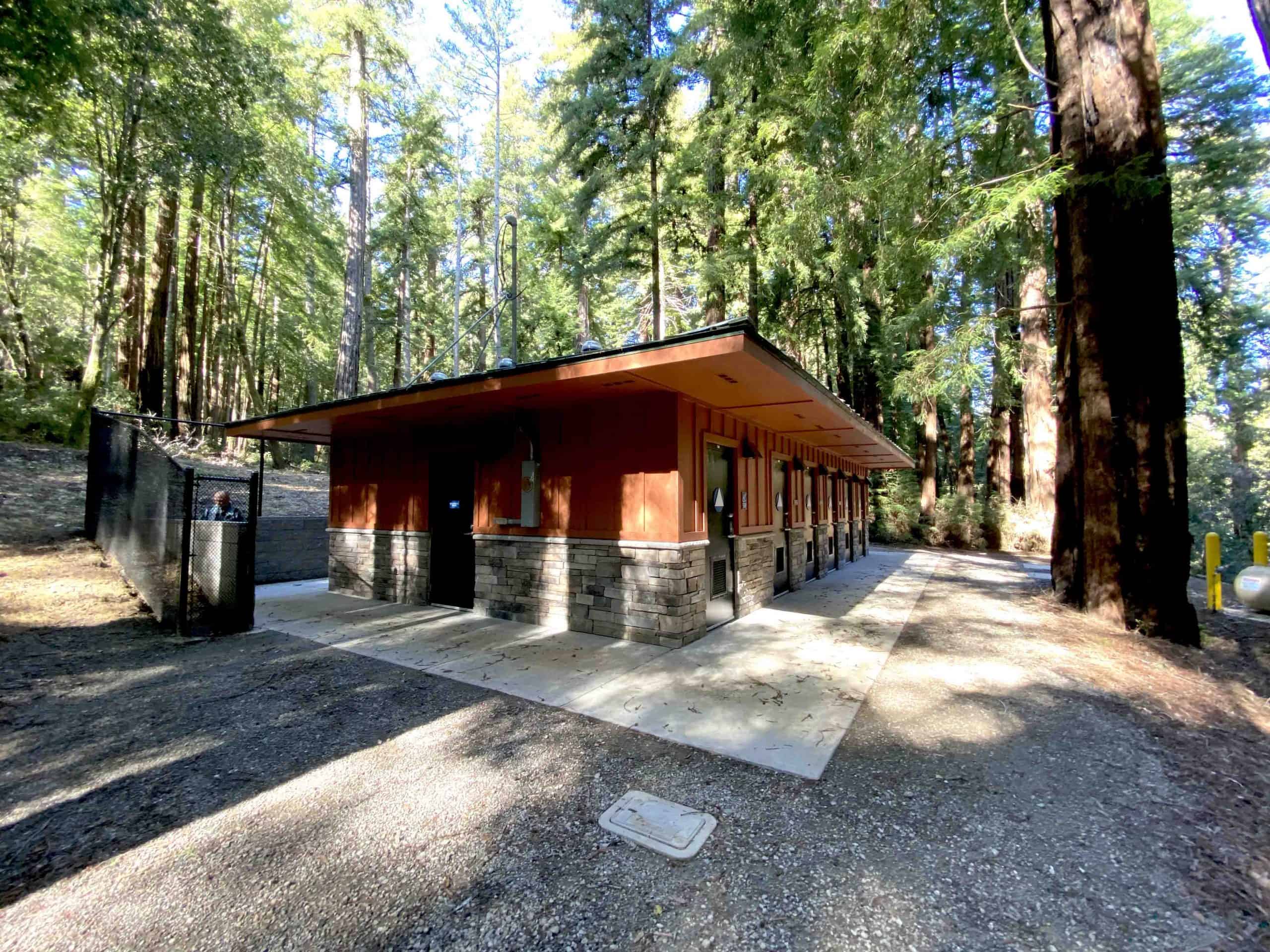 Modern Public Restroom Building for Park