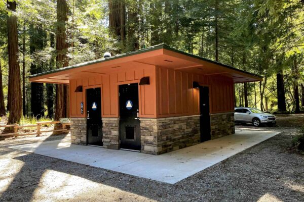 Modern Industrial Design for Park Restroom