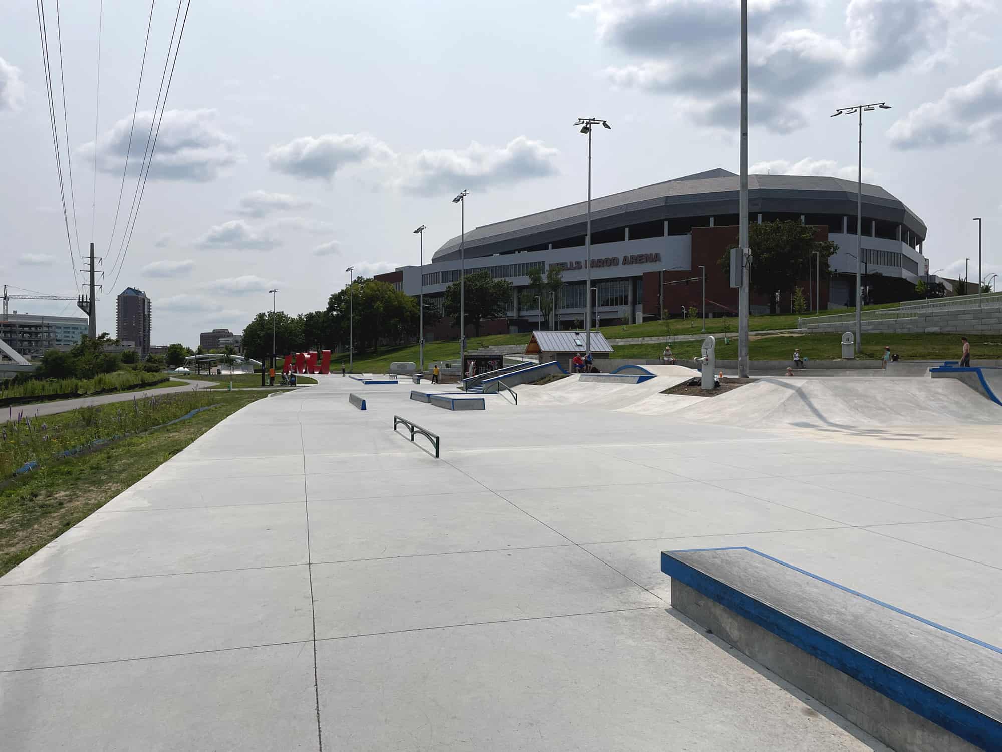 public bathroom for skateboarders in des moines iowa