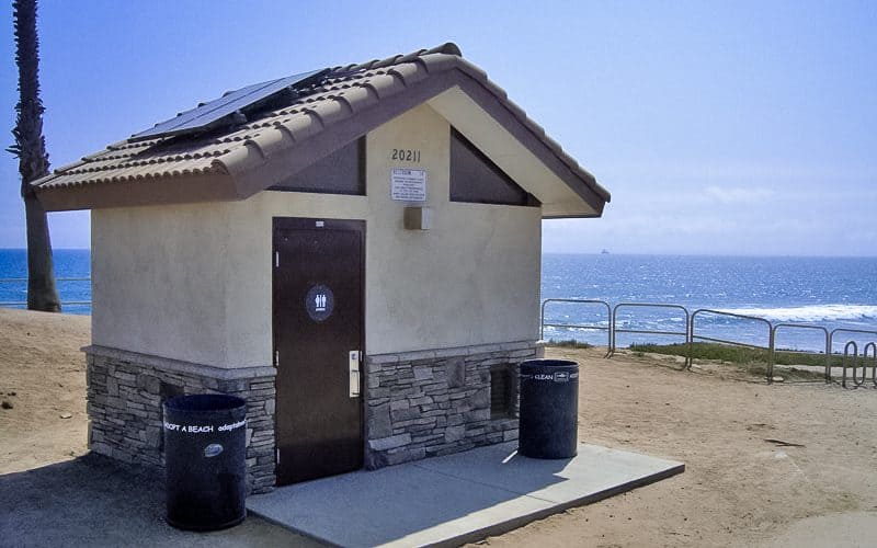 Popular Beach Location with Sustainable Restroom