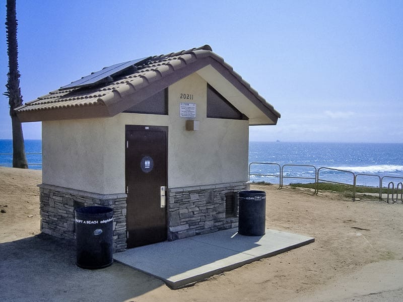 Popular Beach Location with Sustainable Restroom