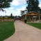 Extra Large Timber Post Pavilion at Public Park and Trails
