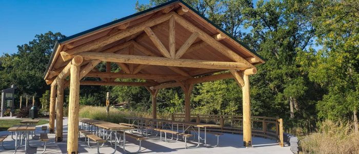Medium Log Pavilions