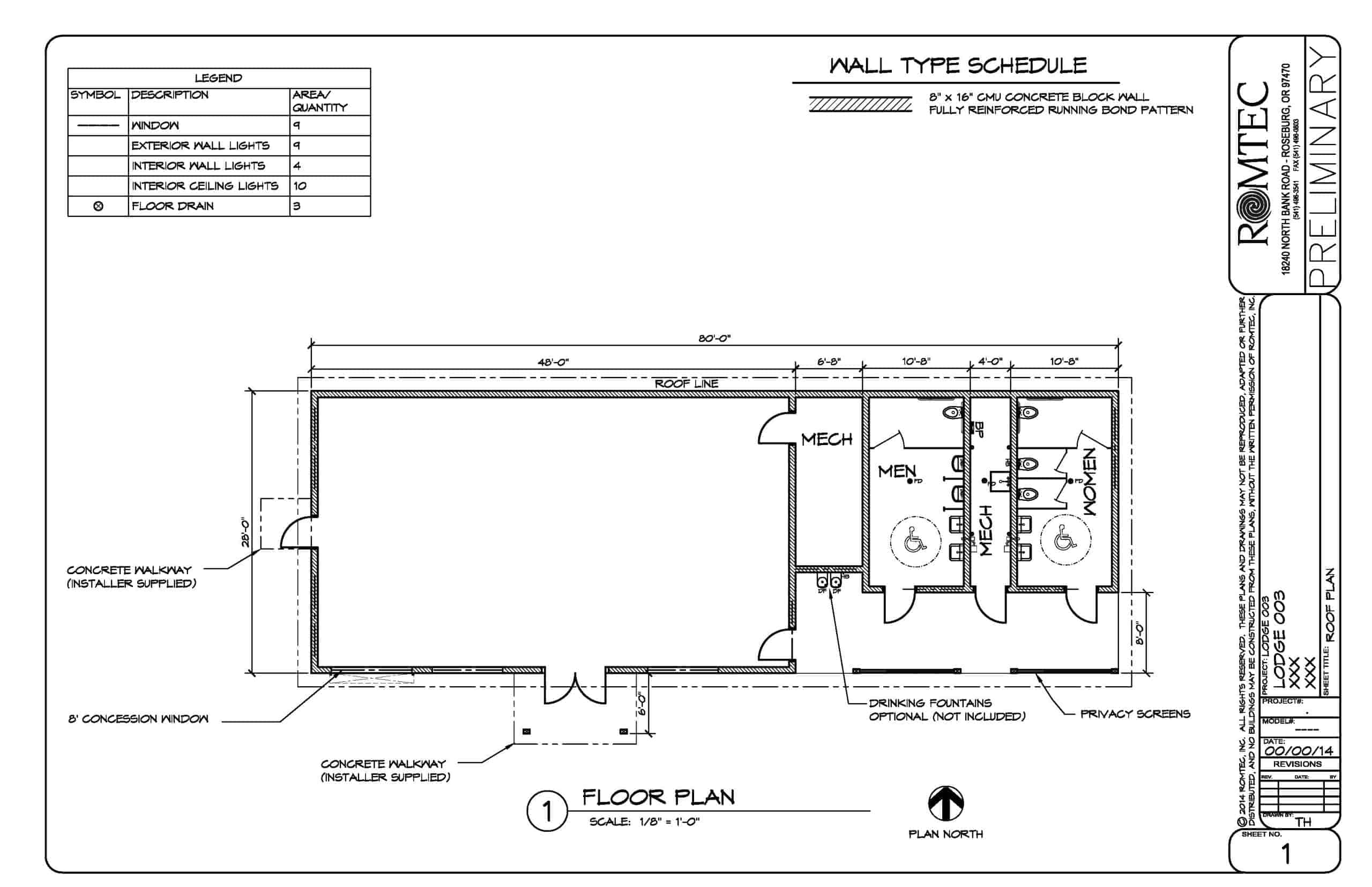 XL Multi-purpose Building with Retail Space and Multi-User Restrooms