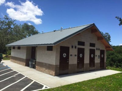 Customized Restroom Building with Four Single Rooms