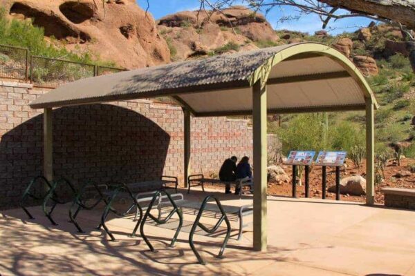 Echo Canyon Trailhead Steel Pavilion