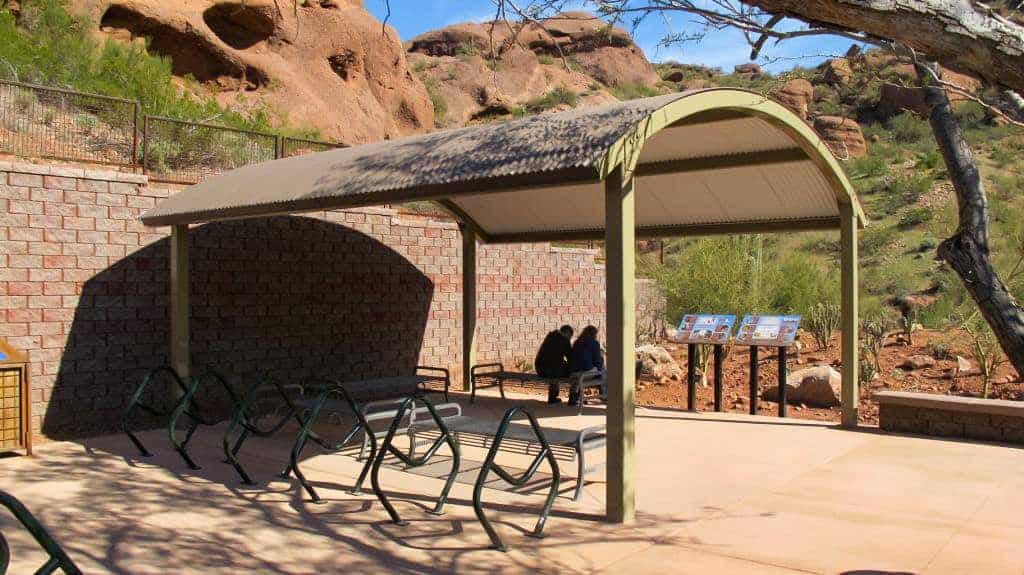 Echo Canyon Trailhead Steel Pavilion