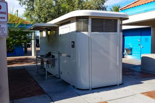 Two-User Sidewalk Restroom