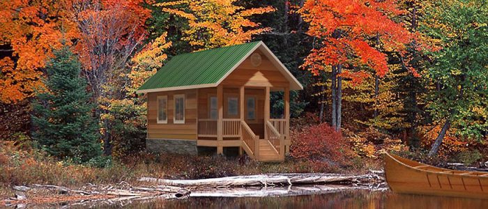 Small Lakeside Cabin with Porch