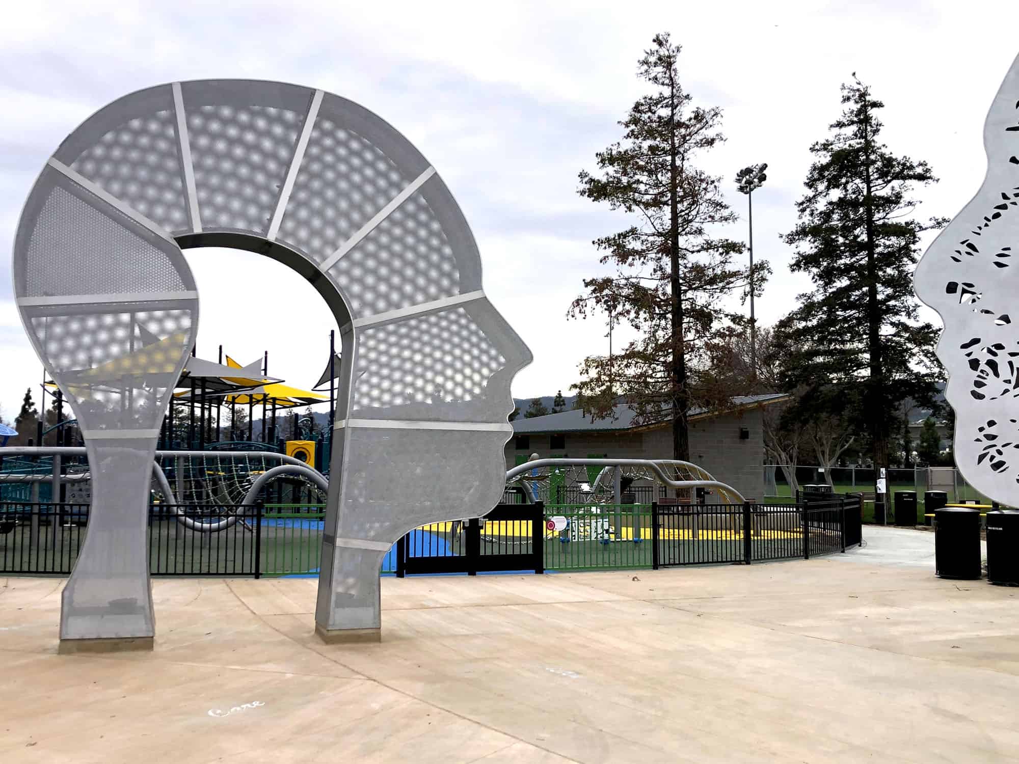Inclusive Playground with New Modern Restroom