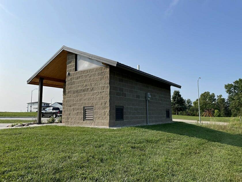 Public Restroom at Community Park Setting