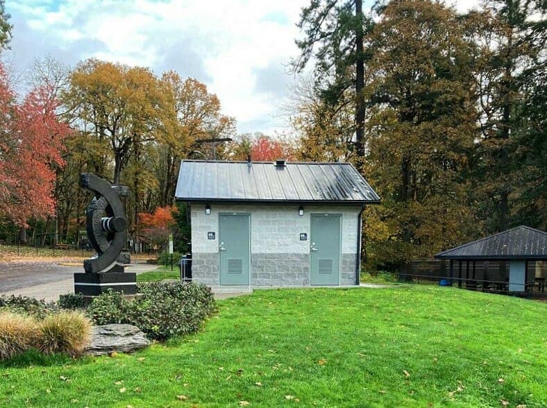 Restrooms at Urban Park in Northern Oregon