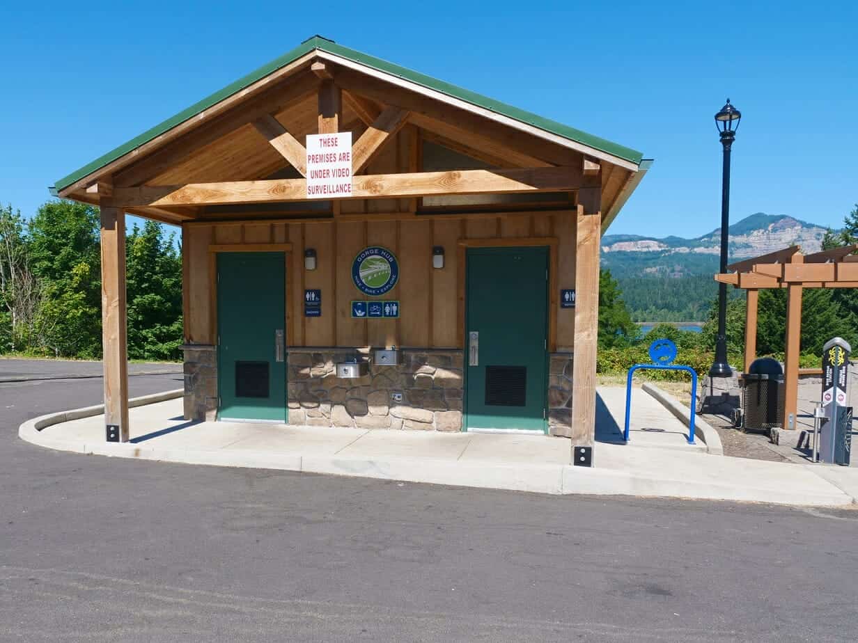 Unisex Restrooms at Viewpoint in Oregon