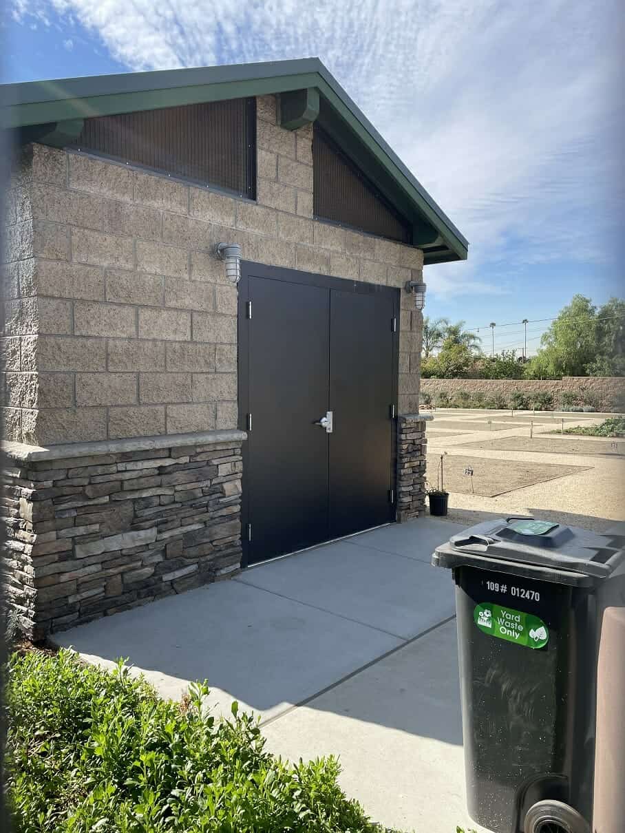 Man Door Entrance to Utility Closet