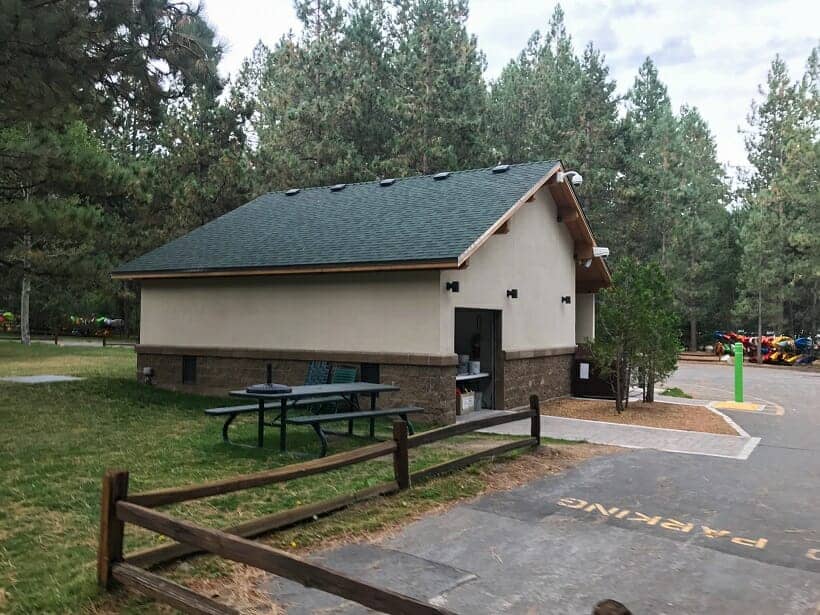 Utility Access for Multi-User Restroom