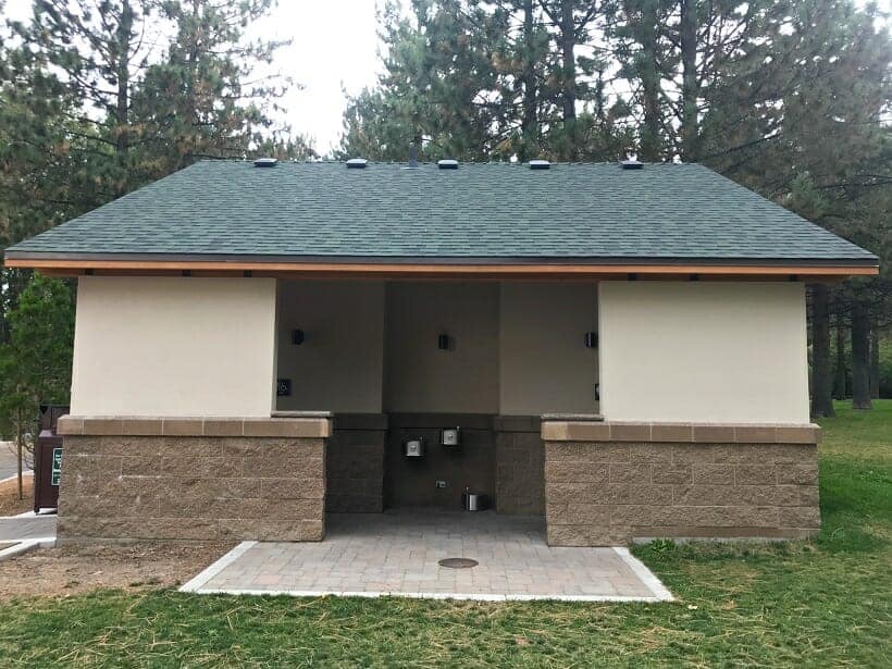Restroom Building with Stucco Exterior