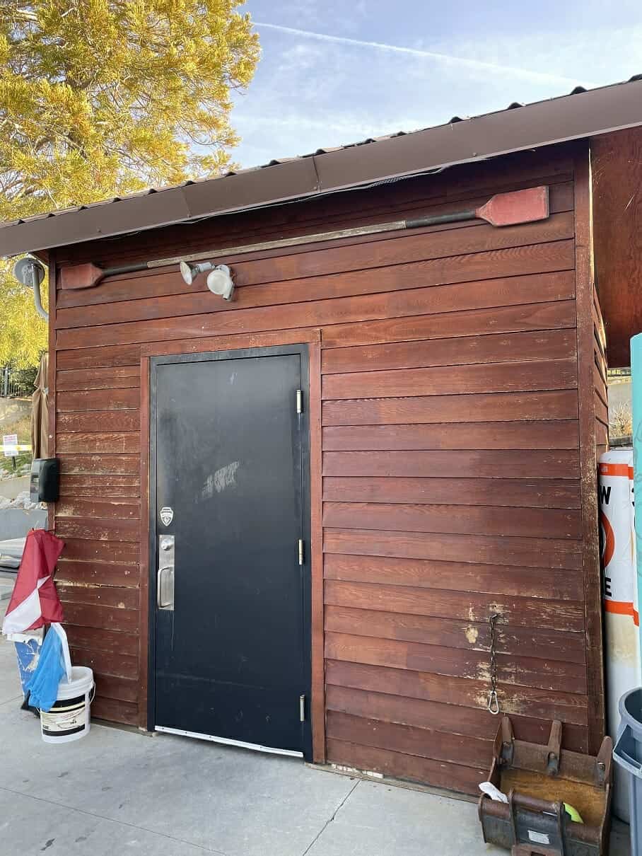 Restroom Building with Lap Siding