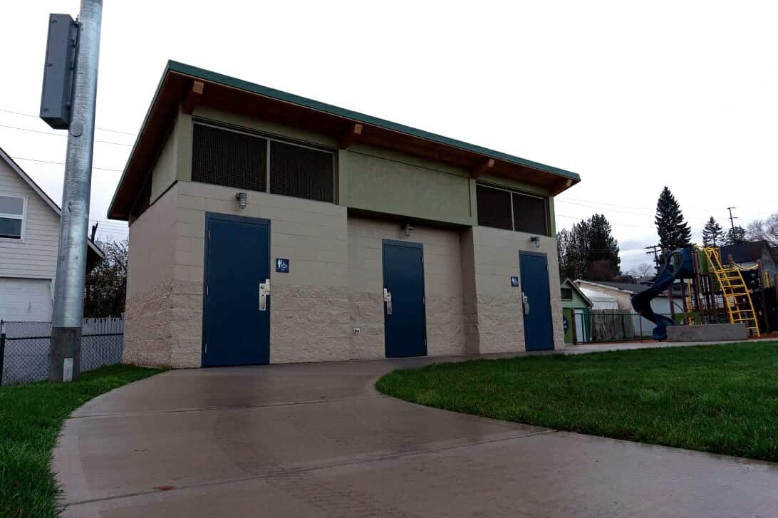 Public Bathroom at Sports Park