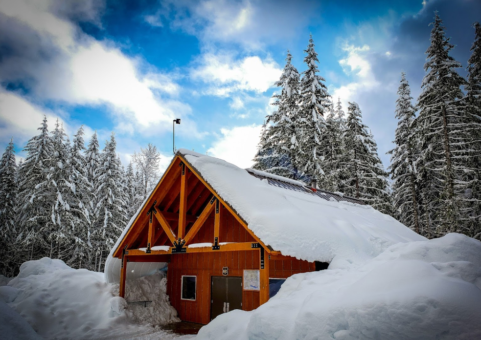 steep-sloped-room-on-building-in-high-elevation-area Warming Lodge for Hikers