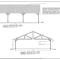 Floor Plan for an Extra Large Wood Shelter Feature for Park, Recreation Site or Private Property 