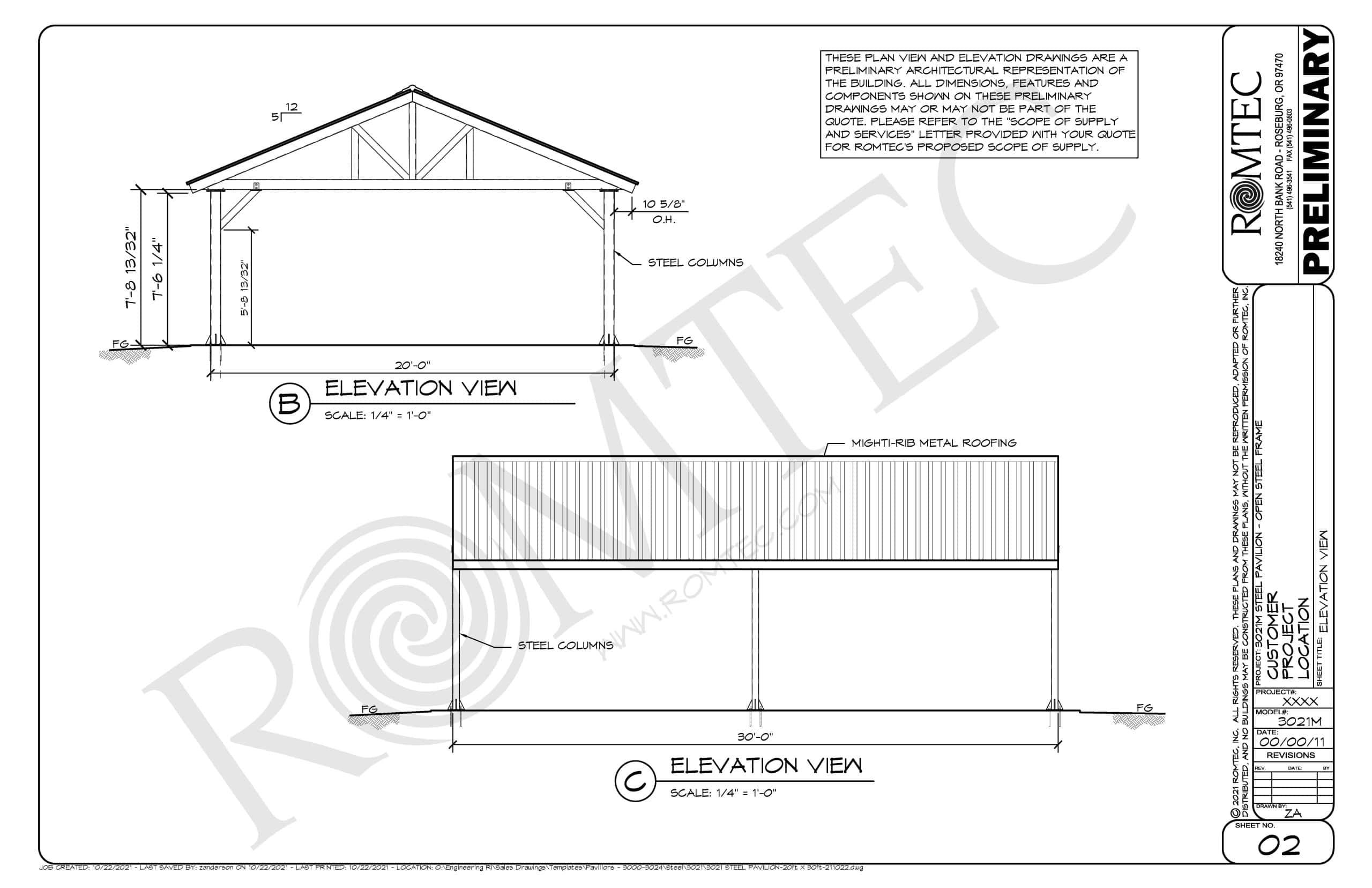 Model 3021 Floor Plan
