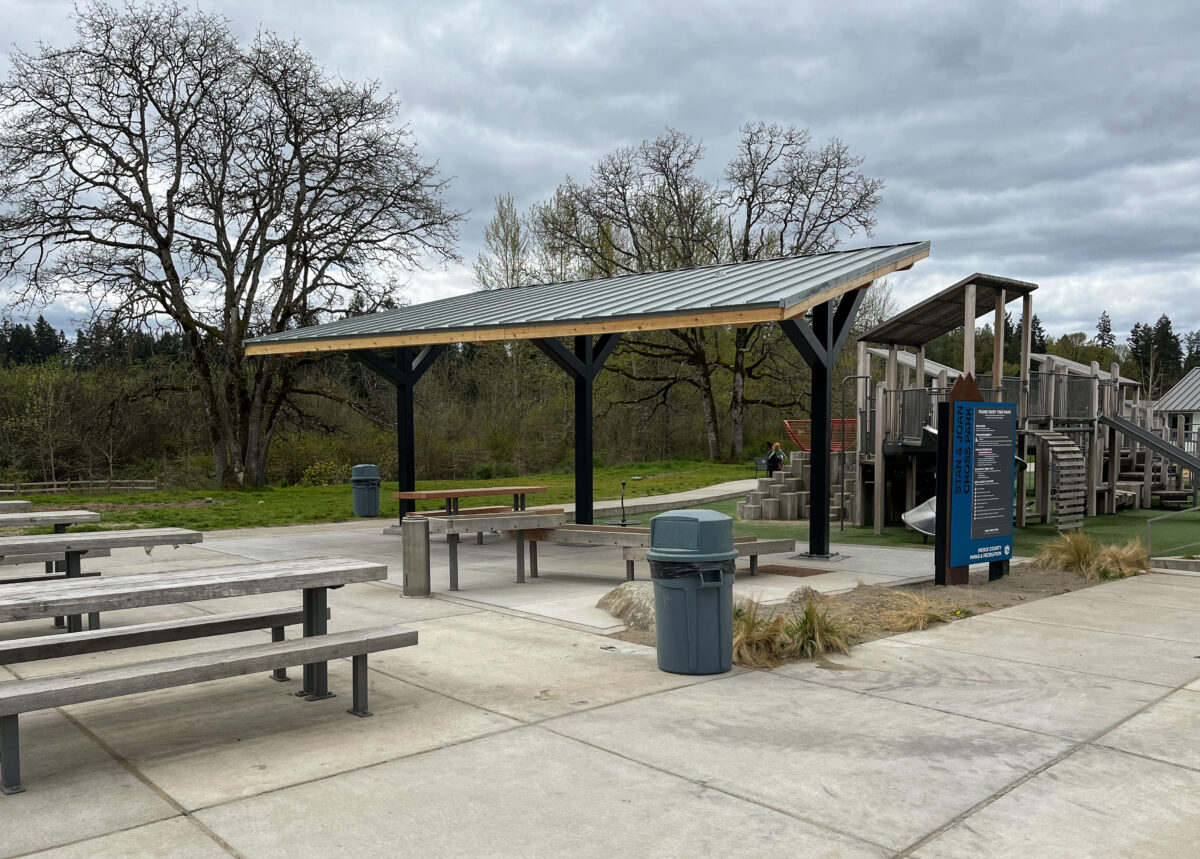 Pavilion for Cross Park in Tacoma, WA- Romtec Inc.