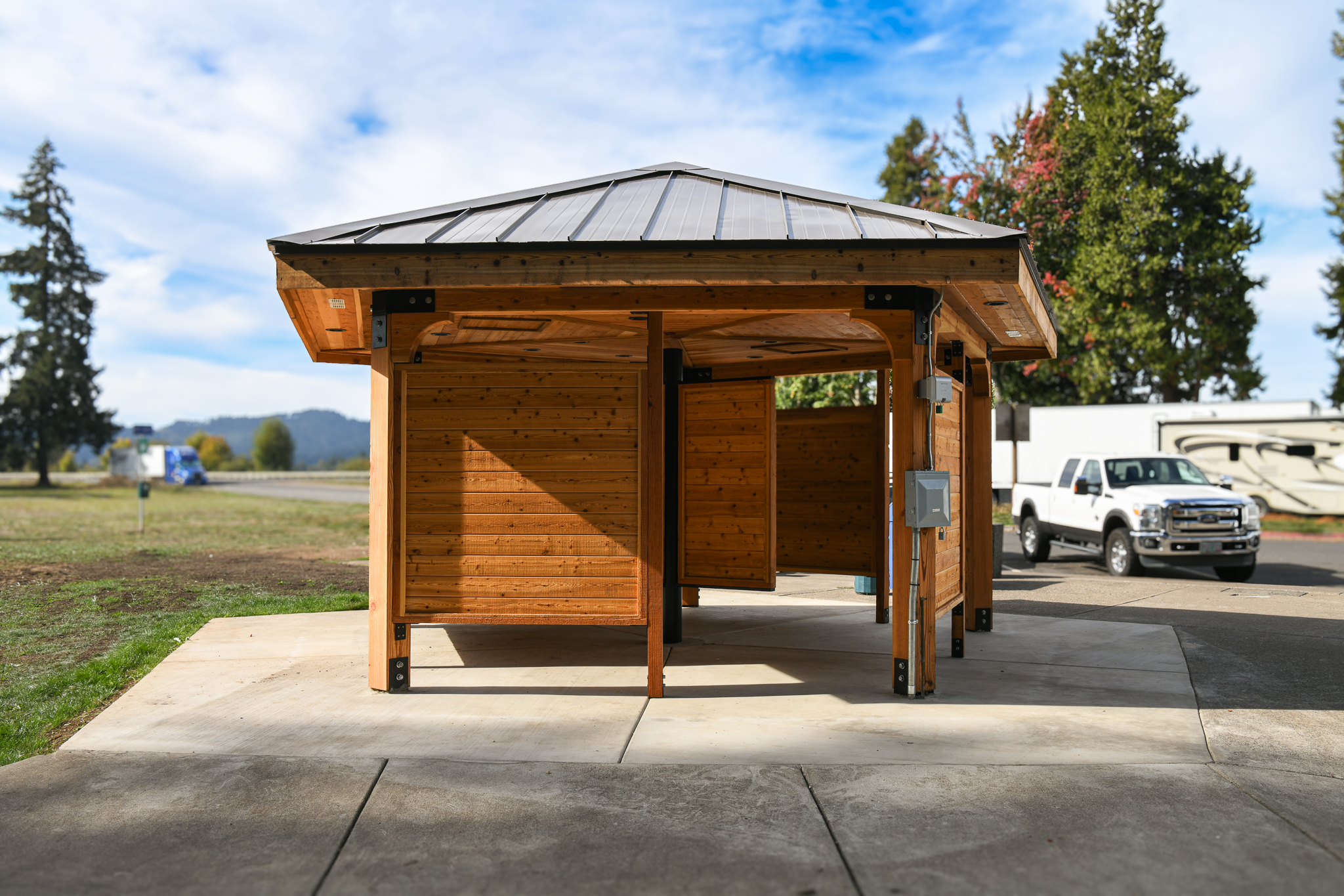Gettings Creek Rest Area Kiosk