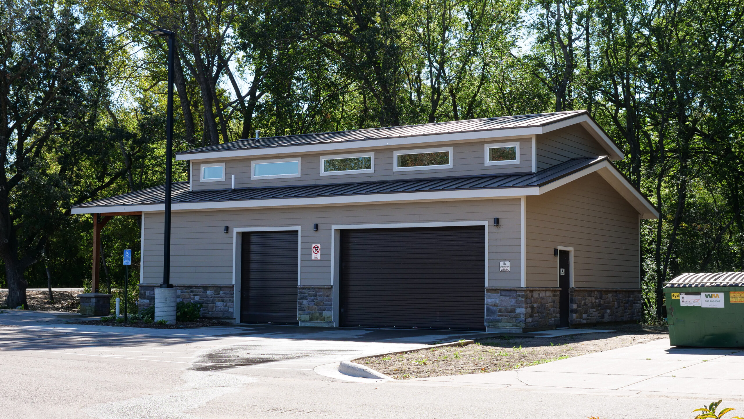 Normandale Restroom and garage