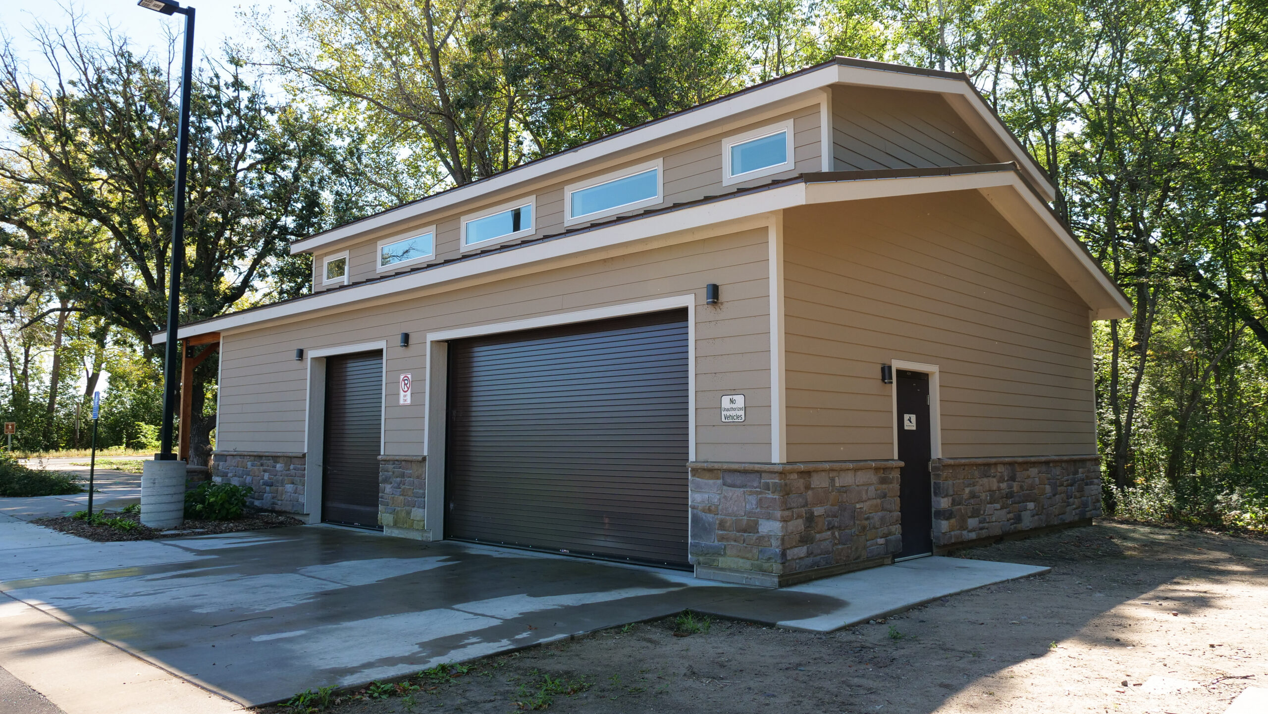 Normandale Restroom and garage