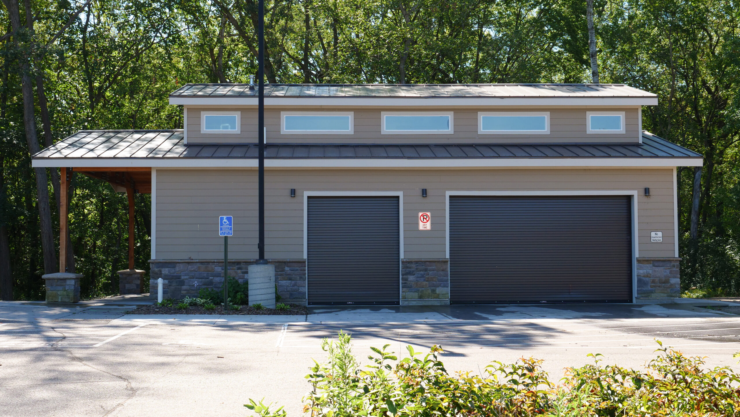Normandale Restroom and garage