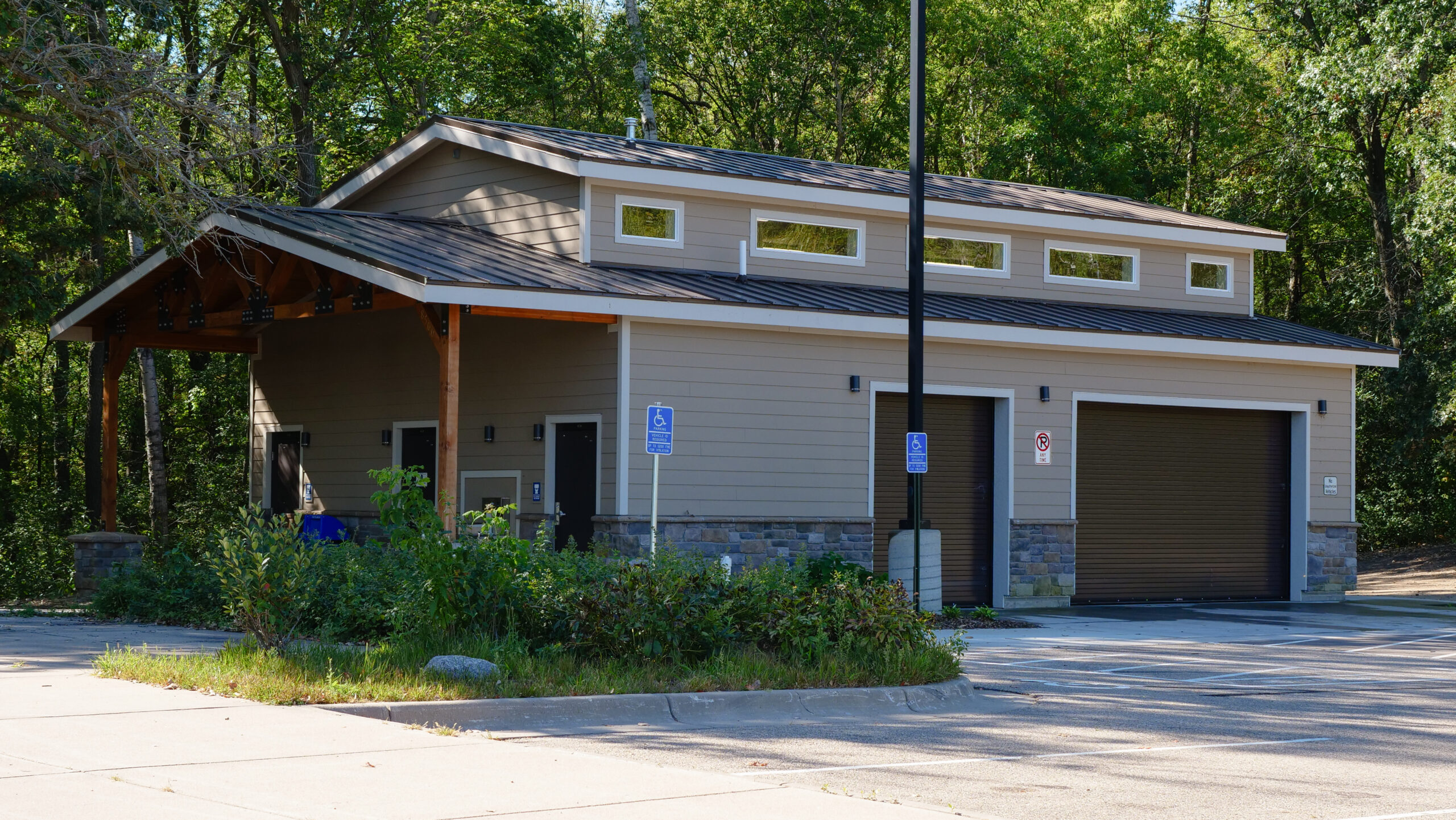 Normandale Restroom and garage