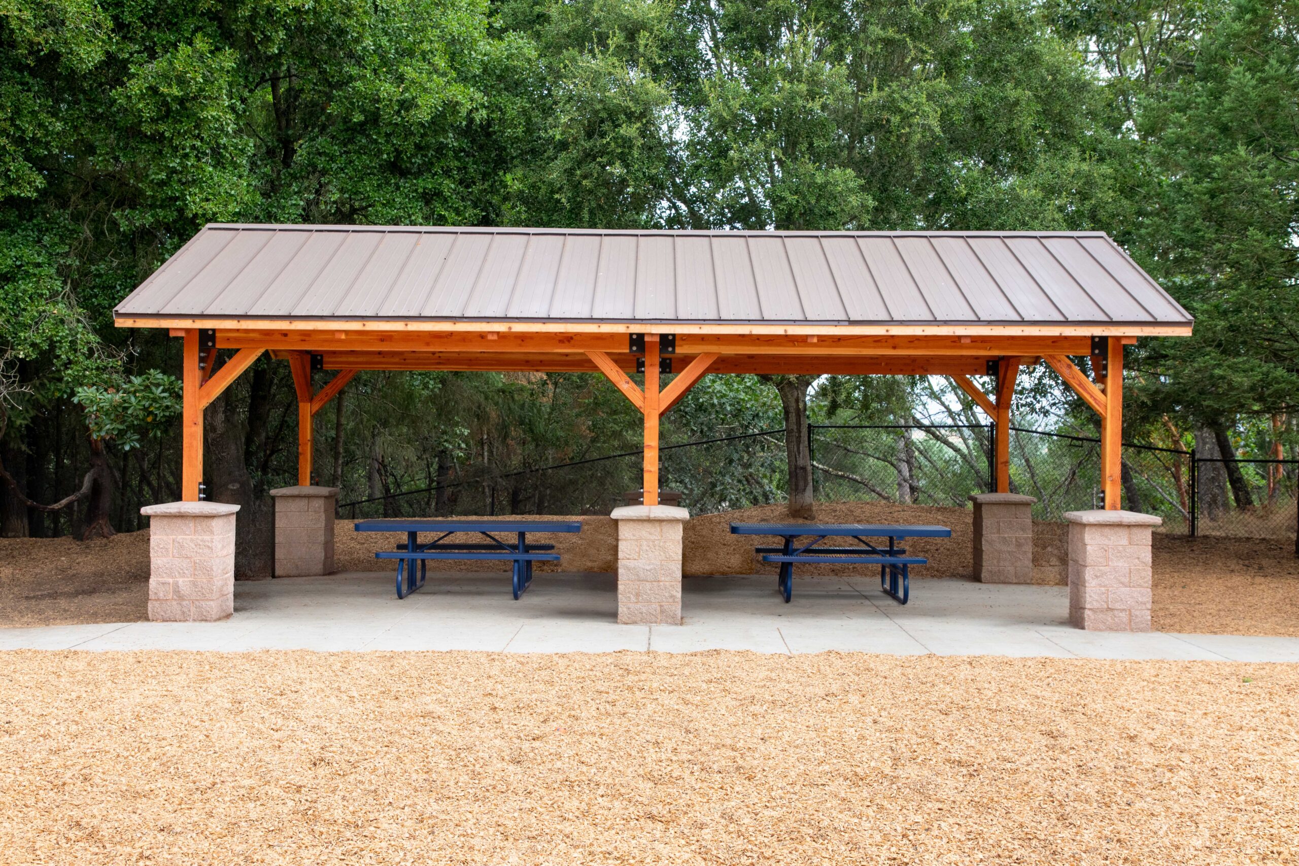 Fitch Mountain Park 01 Lumber Pavilion at Fitch Mountain Park