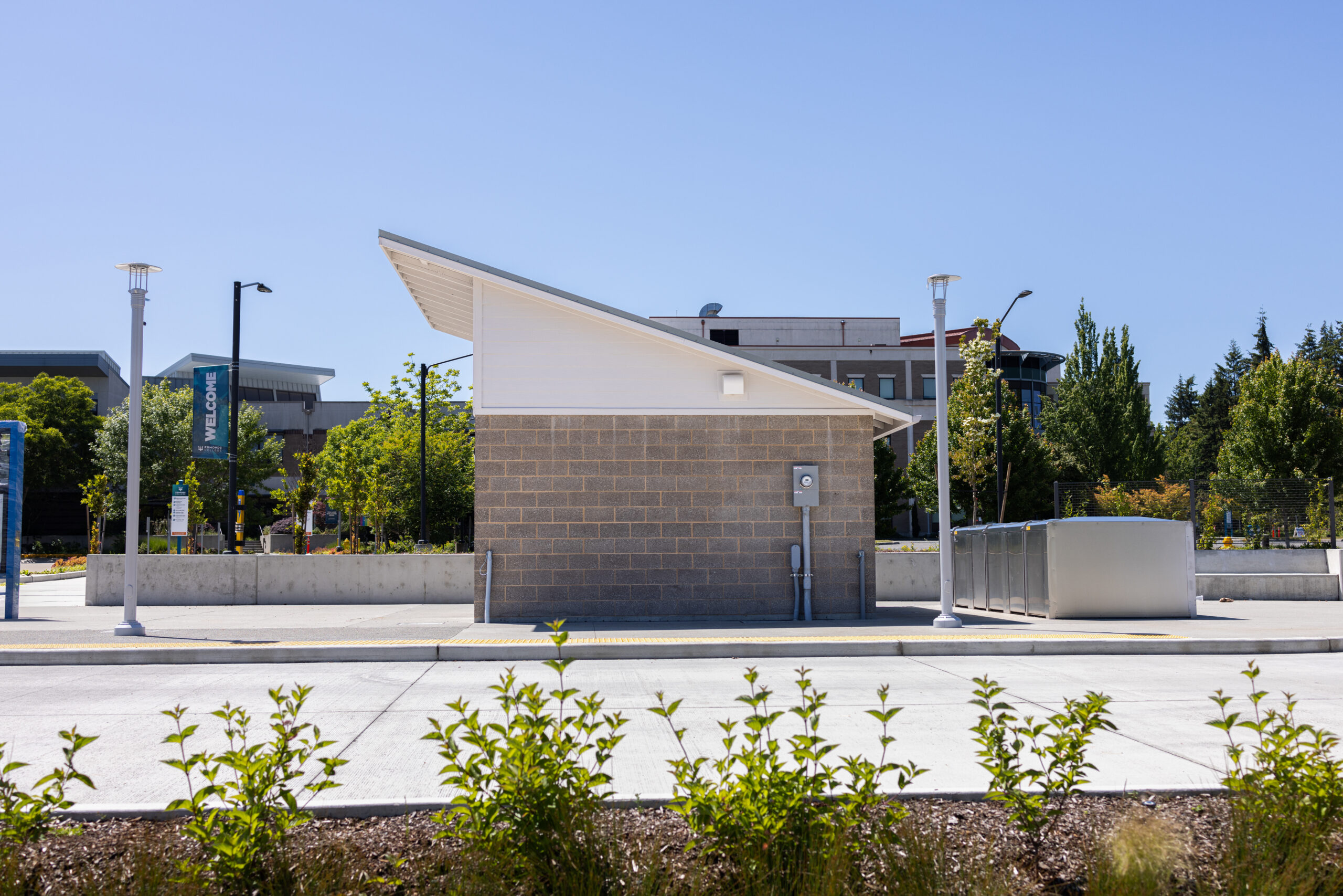 Community College Transit Restroom Building