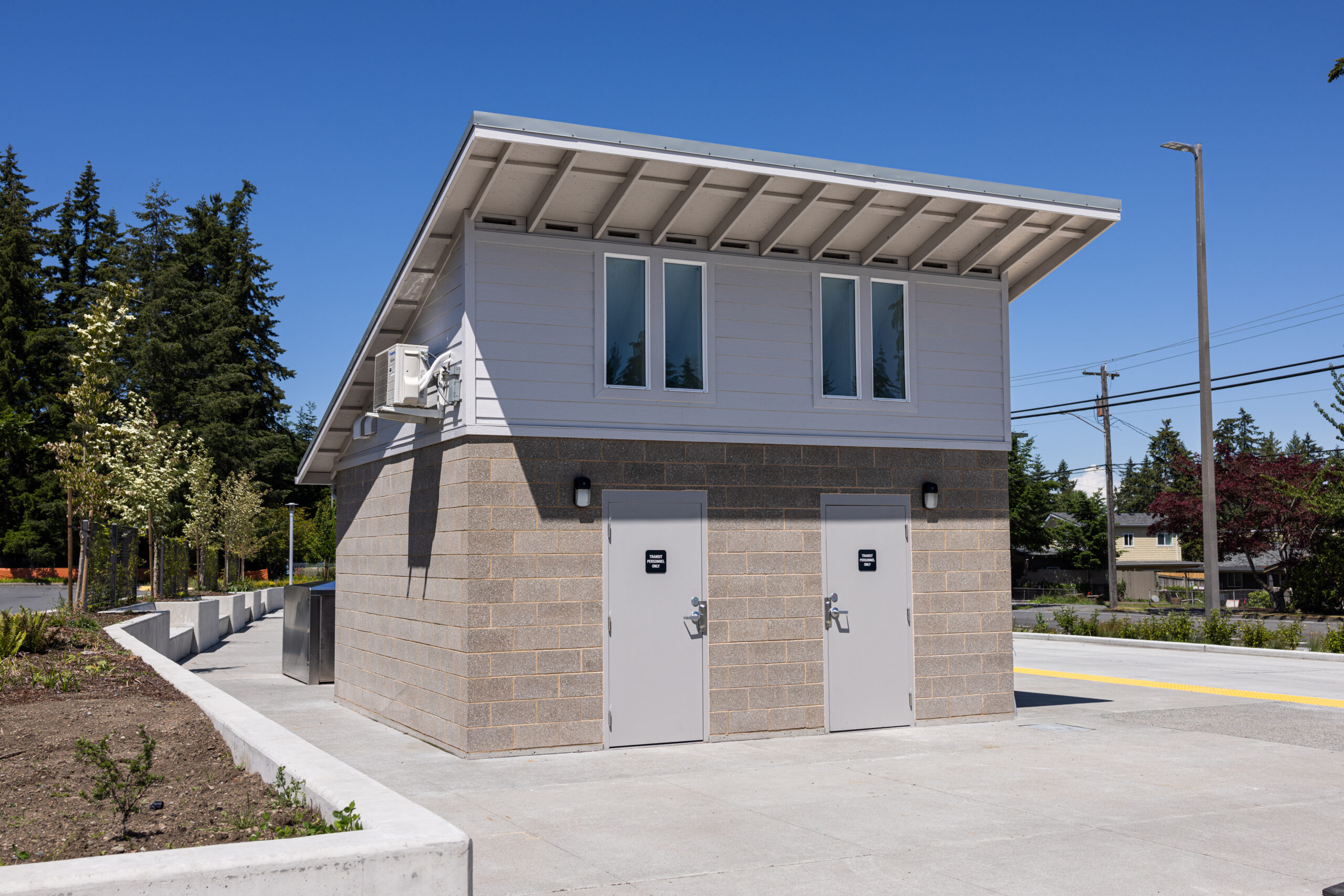 Community College Transit Restroom Building