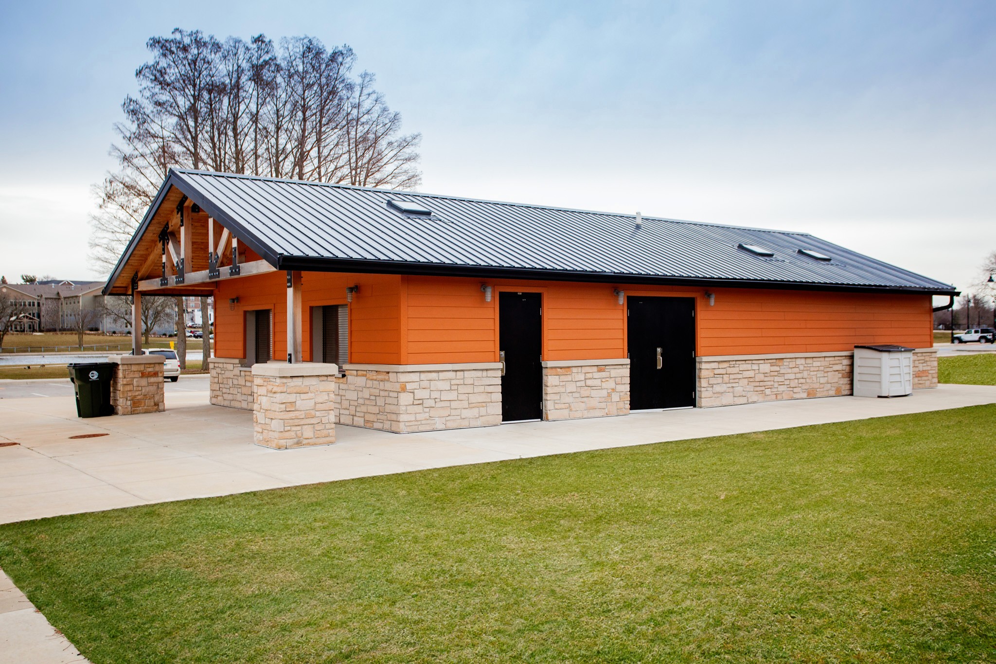 large concession building for park in south elgin illinois
