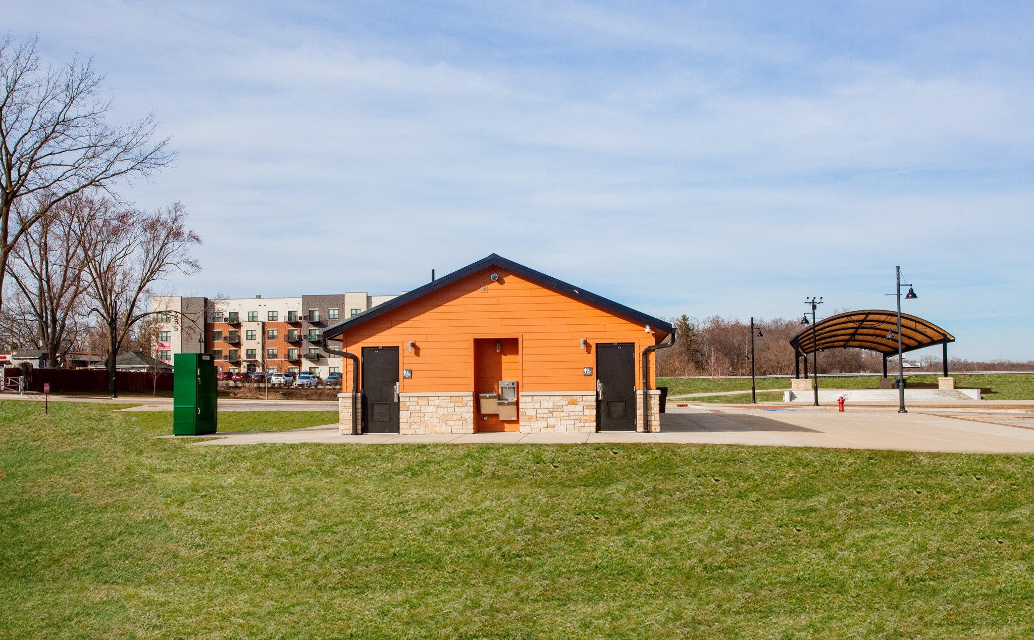 large concession building for park in south elgin illinois