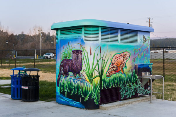 Arcata, California Sidewalk Restroom Park Renovation