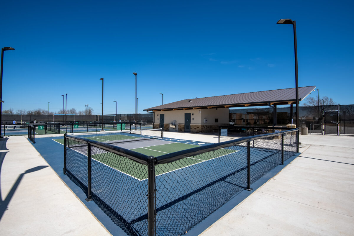 Pickleball Court restroom pavilion building