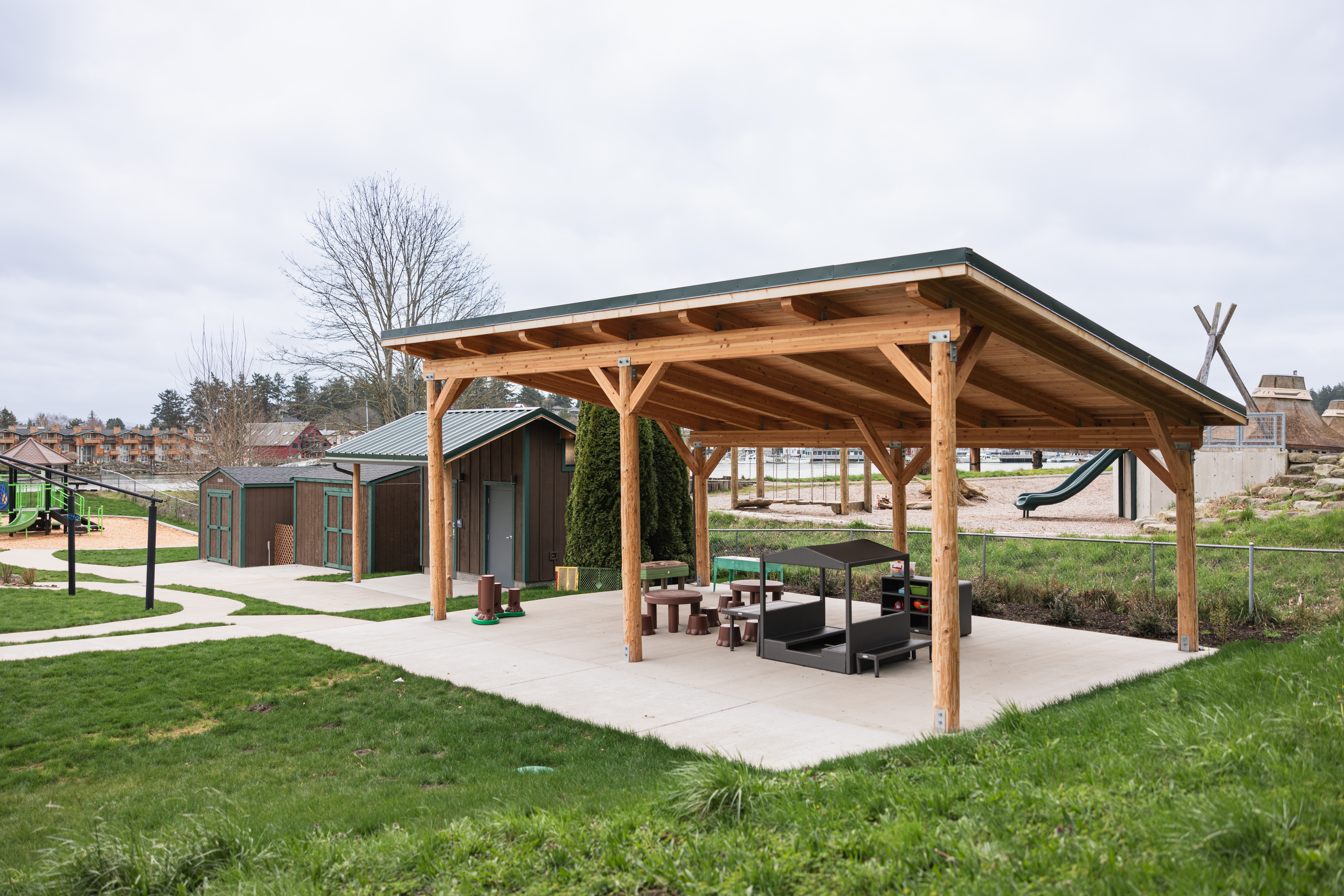 La Conner, Washington Childcare Center Restroom and Pavilion