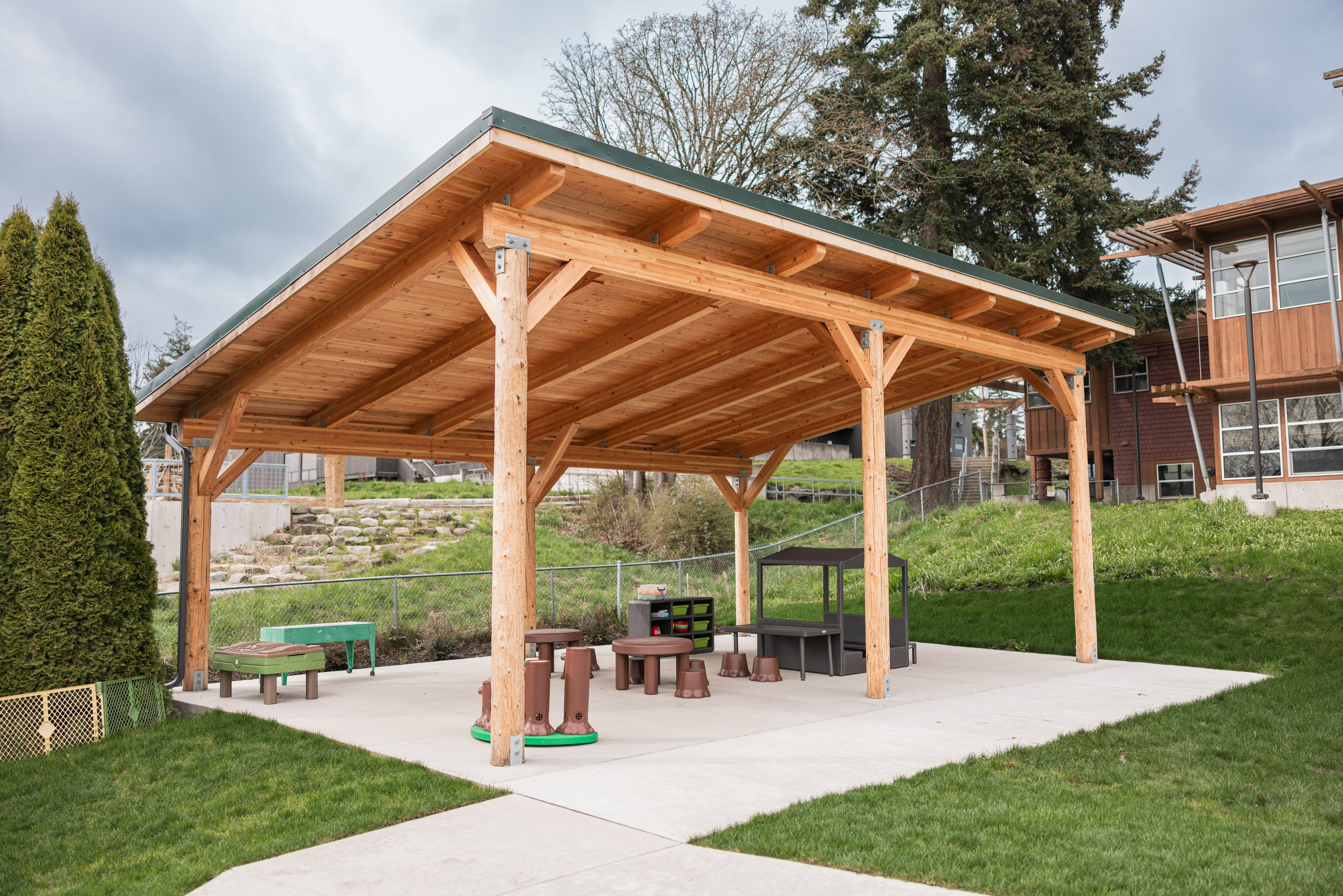 La Conner, Washington Childcare Center Restroom and Pavilion