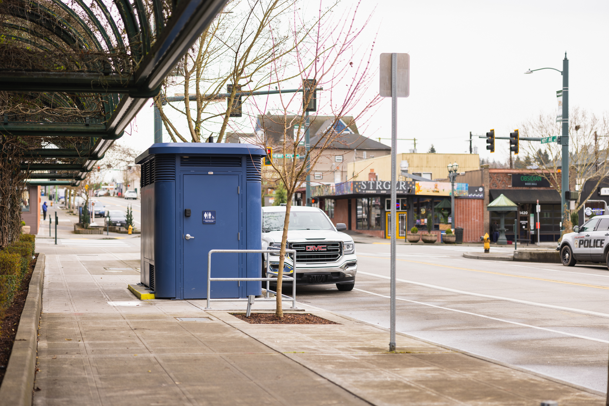Everett Sidewalk Restroom, WA_small-04 owntown Sidewalk Restroom in Everett, Washington