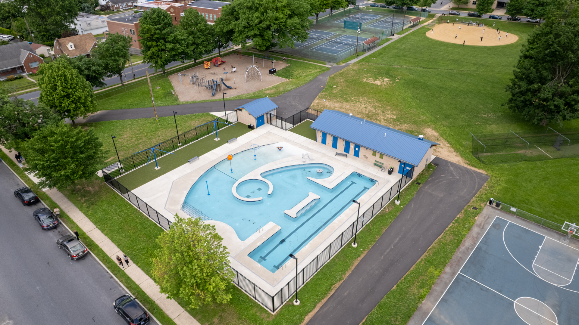 Allentown, Pennsylvania Pool Restroom Building and Admissions Office