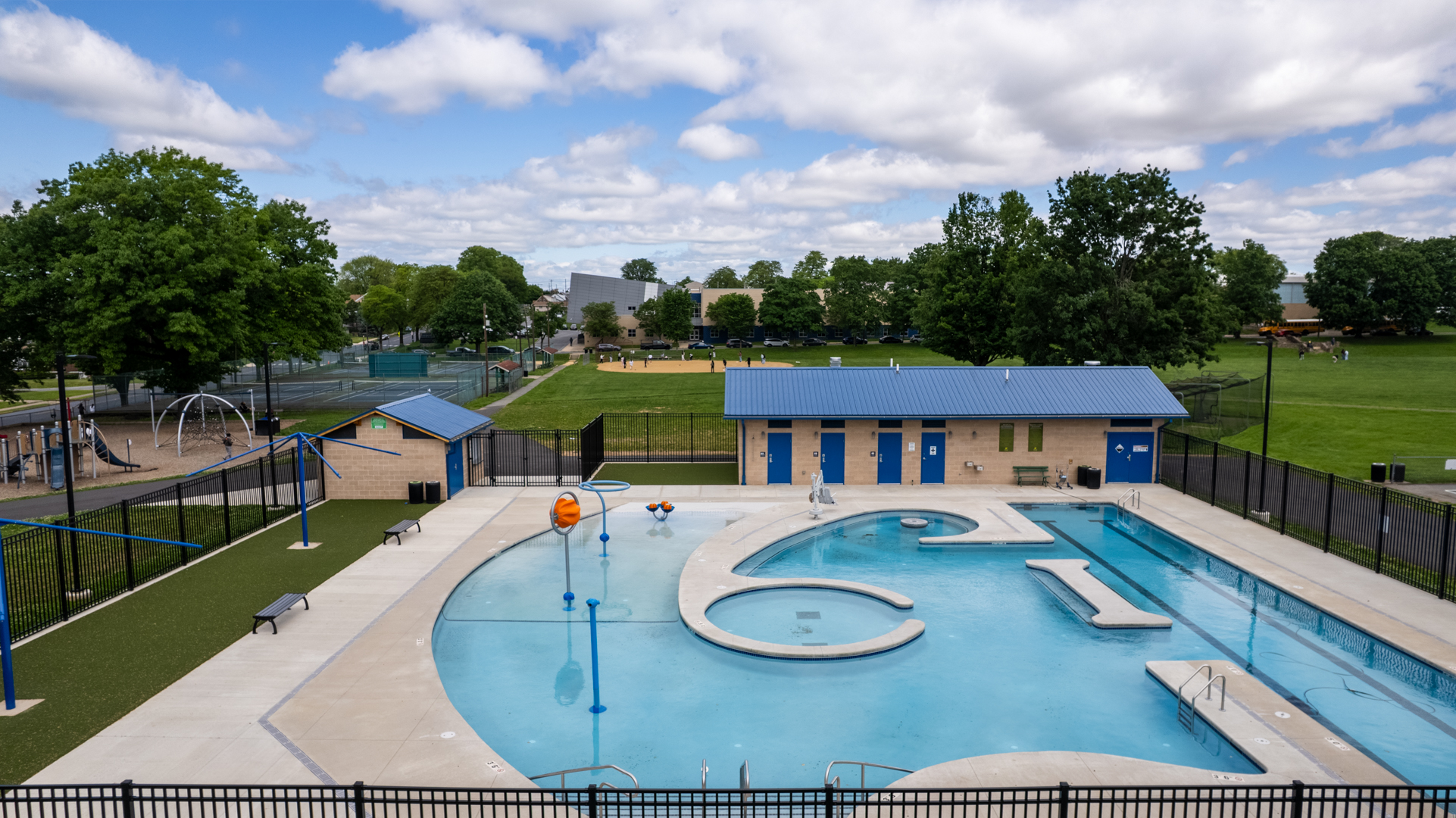 Allentown, Pennsylvania Pool Restroom Building and Admissions Office
