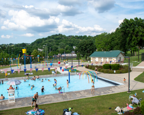 scott township Splash Pad Restroom