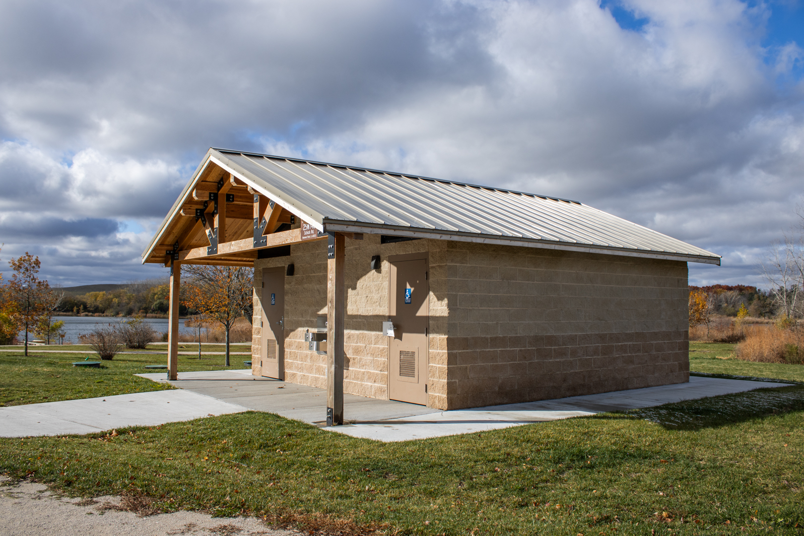 flush restroom buildings