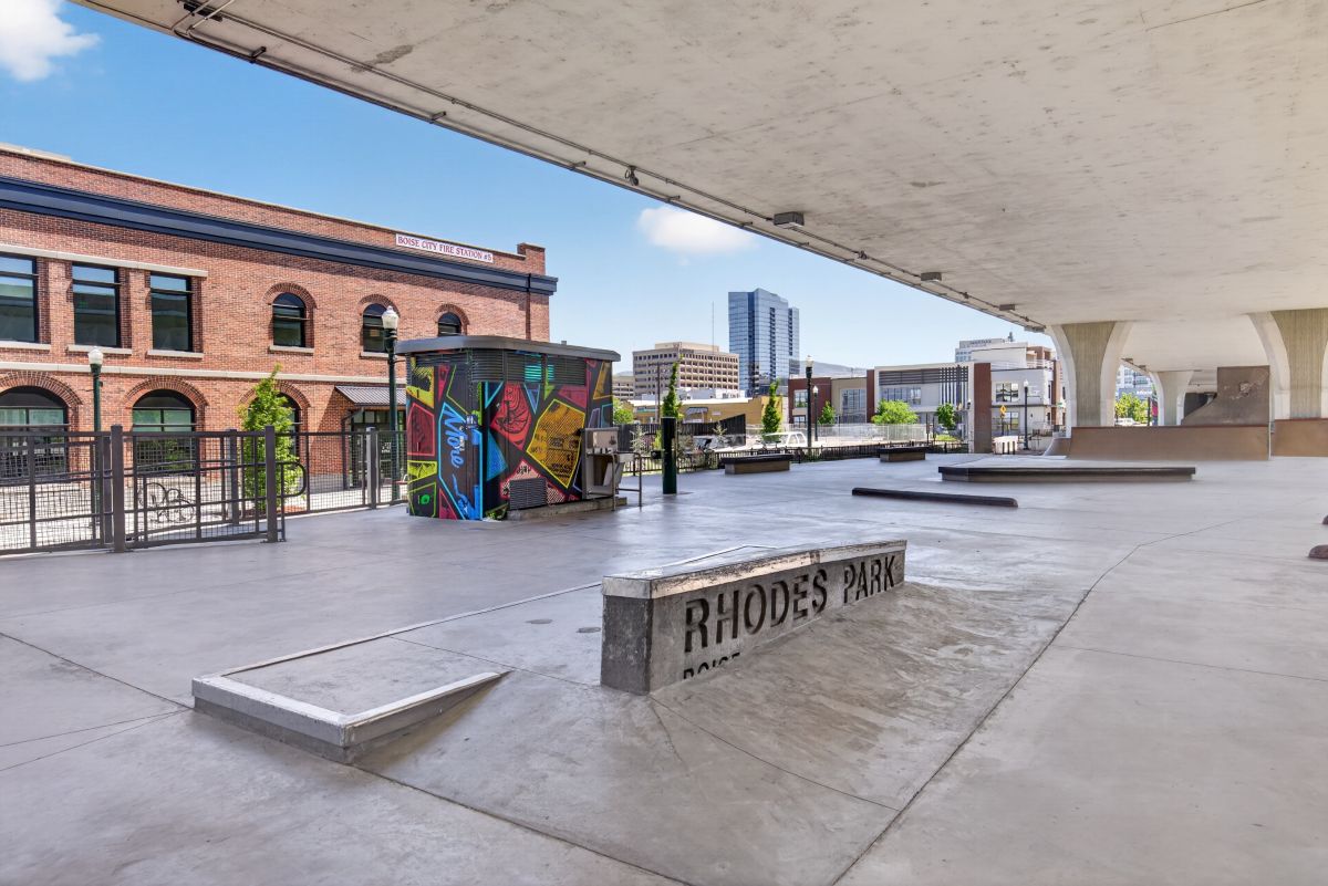 Rhodes Skate Park Restroom