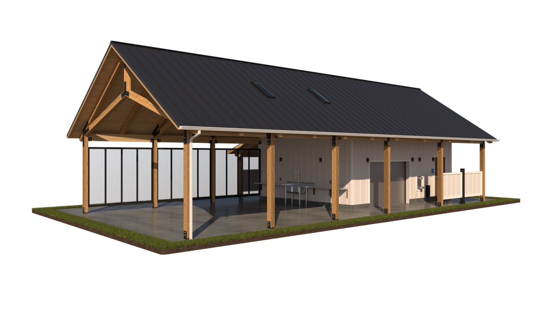 trailhead restroom pavilion